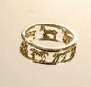 galloping horse wedding rings
