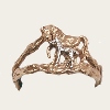 Mare and foal horse ring